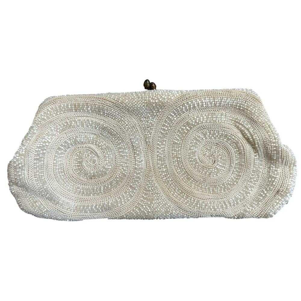 Vintage 1950s Belgian Seed Bead Evening Clutch – Strawbridge & Clothier